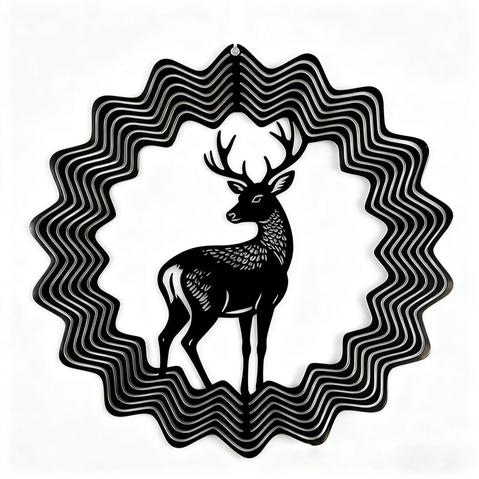 3D Metal Wind Spinner 5